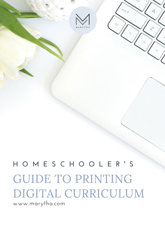 Homeschooler’s Guide to Printing Digital Curriculum